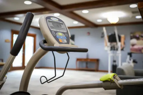 Heritage Ridge senior living exercise and wellness room