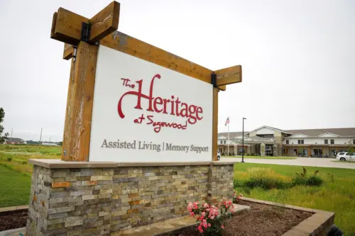 The Heritage at Sagewood entrance sign